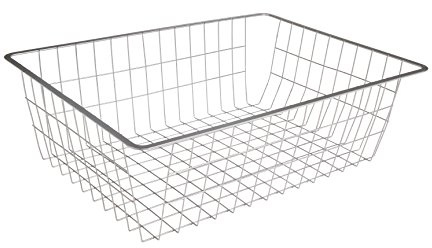 Phoenix 124227WE Drahtkorb Metall 42.7 x 53 x 18.5 cm, weiß