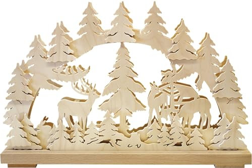 Ratags Schwibbogen klein, Waldtiere