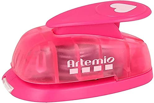 Artemio Mini Perforatrice Cœur, Plastique, Multicolore, 6,5 x 4 x 10 cm VIHCP810