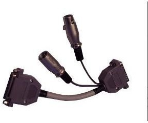 Laserworld DMX Adapter DMX 512 grau - Adapter für Kabel (DMX 512, DMX 512, Male Connector/Female Stecker, Grau)