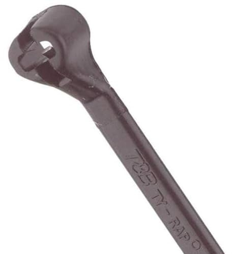 ABB TY5234MX Kabelbinder Polyamid, Edelstahl schwarz 100 Stück – Kabelbinder (Polyamid, Edelstahl, schwarz, 1 Kopf), UL/EN/CSA62275, 35,6 cm, 2,54 mm)