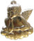 Kunze A067214831 Engel, 8 x 7 cm, 2 Stück, Geprägtes Papier, Gold