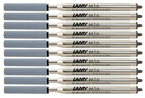 Lamy M16 Mine für Lamy Kugelschreiber F blau, 10 x 1