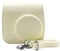 Paramount City Protective Case Compatible with Fujifilm Instax Mini 8 8+ Mini 9 PU Leather Camera Case Bag(Light Yellow)