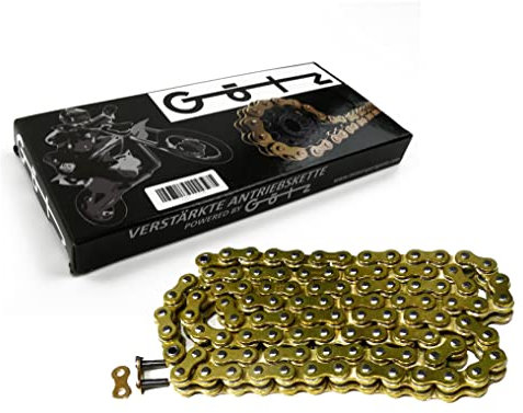 Kette Super X-Ring Ersatzteil passend für Duke 125 / RC 125 doppelt verstärkt mit Clipschloss