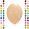 Event Kauf 25-1000 Stk. Luftballons Metallic/Standard, Ø ca. 27 cm, Helium (25 Stück, Standard Nr.63: Creme)