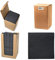 Alvotex CHIC Airlaid 100 Coctailservietten, 1/4 Falten Stoffähnlich, Hochwertige Einwegserviette, Schwarz, 20x20 cm