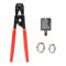 iCrimp KG-1096 Presswerkzeug, Crimpzange für PEX-Rohr F2098 Edelstahl-Klemmringe 9.5-25.4mm, Crimpwerkzeug für Schlauchschellen