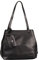 TOM TAILOR Rubiana Damen Shopper Umhängetasche Reißverschluss Mittelgroß Schwarz