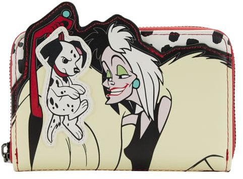 Loungefly Disney by Porte-Monnaie 101 Dalmatiens Villains Scene Cruella