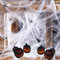 Dsplopk 1200 FT Spinnennetz Halloween Deko, 300g Spinnennetz + 60 Kleine Spinnen Halloween Party Deko, Spinnen Deko Karneval, Spinne Halloween Türdeko Decorations Set, Spinnenweben Halloween Outdoor
