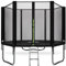 VirtuFit Sicherheits-Trampolin - 251 cm - Für Innen- und Außenbereich