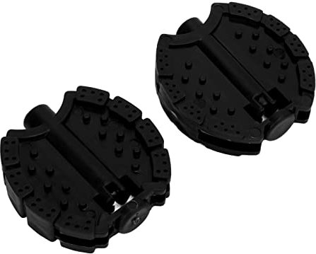 SUNGOOYUE 2 Stück Kinderfahrradpedal, Hochwertige Kunststoff Pedale Kinderdreirad Fahrradpedale Fahrrad Zubehör für Kinderwagen und Vorderrad (Schwarz)