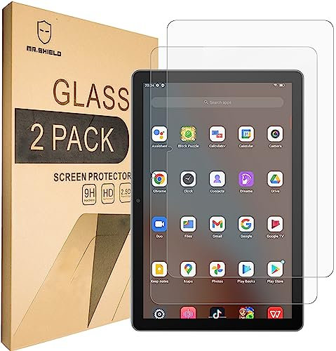 Mr.Shield Schutzfolie Kompatibel mit Blackview Oscal Pad 60 / Oscal Pad 70, 10.1 Inch [2 Stück] Schutzglas Schutzglasfolie 9H Härte, HD Klare Displayschutzfolie