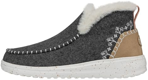 Hey Dude Denny Wool Faux Shearling Urbane Schuhe DonnaBraun Braun