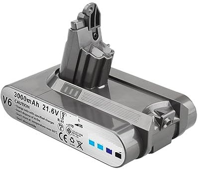 KAMNIK Compatible for la Batterie d'aspirateur Dyson V6 V8 V10 V11Series SV07 SV09 SV10 SV12 DC62 Absolute Fluffy Animal Pro Bateria Rechargeable (Color : V6 3000mAh)