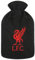 Liverpool F.C. Wärmflasche mit Weichem Bezug 1,8L - Fußball Geschenk für Ihn (Schwarz)