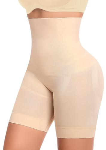 YARRCO Braga Fajas Reductoras Mujer Abdomen Faja Reductora Adelgazante Faja Pantalon Sin Costuras Moldeador Braga Postparto Vientre Plano Cintura Alta Invisible Control de Barriga