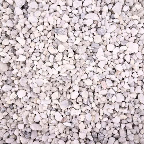 AquaOne Aquarium Kies 20 kg Bodengrund I Aquariumkies Noa grob 4-8 mm I Premium Qualität I Quarzsand feine Körnung I Deko Aquascaping Dekoration