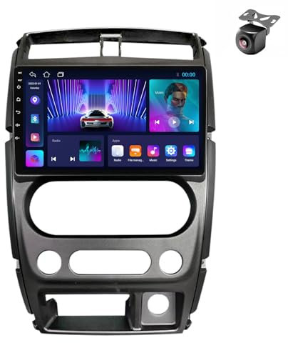 Android 12 Autoradio per Suzuki Jimny 3 2007 2008 2009 2010 2011 2012 2 DIN Stereo Car Tablet Pollici Schermo MP5 Lettore Multimediale Receiver GPS con FM SWC Carplay Android (M100CP 4core 1+32G)