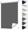 smartdemo Verdunklungsrollo ohne Bohren & mit Bohren, Klemmrollo Fensterrollo Dunkelgrau 65x120cm(BxH), Thermorollo Sichtschutz und Sonnenchutz, Klemmrollo rollos für Fenster & Tür