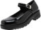DADAWEN Women's Chunky Platform Mary Janes Shoes Buckle Strap Lolita Dress Pumps Patent Black 3 UK