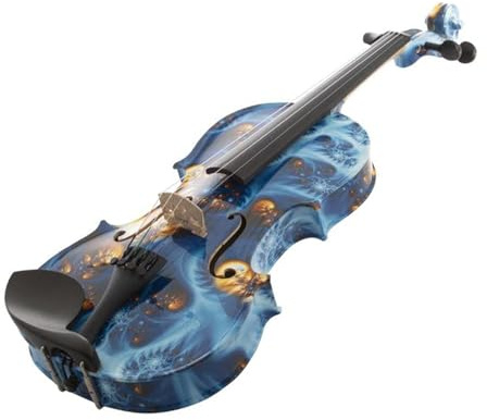 Geigen Feinstimmer in voller Größe für buntes Etui handgefertigt Violine massiver Ahorn