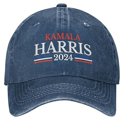 HPCNJUBV Kamala Harris 2024 Hut Männer Frauen Kamala Harris für Präsident Hut Männer Frauen Baseball Kappe Lustige Trucker Hut Cowboy Hut