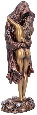 Nemesis Now Final Embrace Reaper Lady Ornament, Resin, Bronze, 26cm