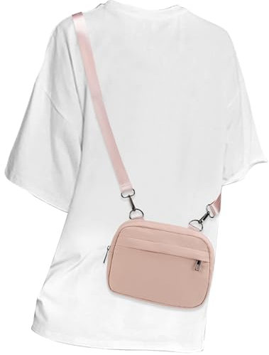 MAXTOP Kleine Crossbody Bag Damen Herren Umhängetasche Damen Handy Gürteltasche Geldbörse Fanny Pack mit verstellbarem Gurt für Reisen Casual Festival Geschenke
