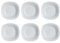 Luminarc Carine Granit 6 Plato Hondo Opal Gris 21cm
