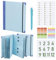 If I Die Binder UK Organiseur de documents important multifonction avec 9 pages dans un étui I Go Missing, 3 autocollants et stylo, classeur When I Die Folder pour l'école, les réunions, les documents