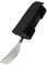 de Correa de Mano Ajustable Tenedor para Comer Adaptable de Acero Inoxidable, Agarre Texturizado, Utensilio para Personas Mayores para Ayudar a Cenar con Comodidad y Estabilidad