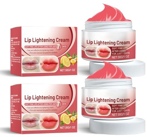 2 Stück Lip Lightening Feuchtigkeitsspendende Lippenbalsam für Lippenpeeling, Lippenmaske Repariert Trockene, Schälende Lippenmaske, Feuchtigkeitsspendende Lippenmaske Aufhellung von Lippenfältchen