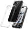 Qasyfanc 3 in 1 Phone Case Compatible with Apple iPhone 16e 2025 Case and 2 Pack Tempered Glass Screen Protector, Slim Soft TPU Shockproof iPhone SE 4th generation Case Silicone Clear 6.1-Inch