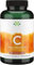 Swànson C 1000-90 Capsule Vitamina C + Rosa Canina - Supporto difese immunitarie - Senza Soia, Senza Glutine.