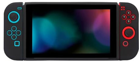 WFTE Coque TPU Compatible avec Nintendo Switch 2 Model 2025 avec Protection Écran, Étui Nintendo Switch 2 Ecran Verre Trempé*2, 2 Thumb Grip Caps, Joy Con Joysticks Résistant Aux Rayures