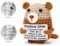 Glowjoy Positive Otter, Otter Kuscheltier, Kleines Kuscheltier Glücksbringer, Geduldsfaden Geschenk, für Freunde,Familie,Co-Worker,Geschenke Urlaub,Mutmacher Geschenk