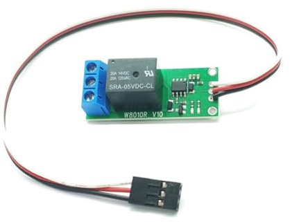 Kueohse RC-Relais-Schalter für Aeromodellautos Breitspannung 5-12V, PWM-Steuerung Universeller Luftlichtregler Niederspannung