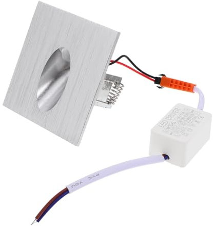 Homoyoyo 1W LED Wandleuchte für Treppen und Wände Quadratische Ecklampe Energiesparend für Innen und Außenbereiche Moderne Beleuchtung für Zuhause und Gewerbe