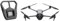 Obiettivo cinematografico anamorfico con riflessi blu e filtro con finitura spazzolata per drone DJI Mavic 3 Pro (obiettivo grandangolare)
