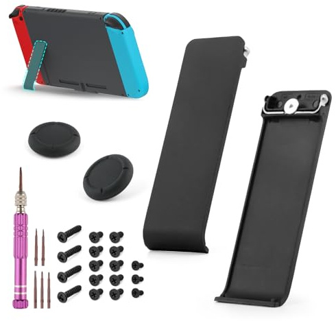 RongZy 2 Stück für Kickstand für Nintendo Switch Ständer Standhalter Halterung für Nintendo Switch Rückhalterung Ersatzteilhalter Ersatz Zubehörteile