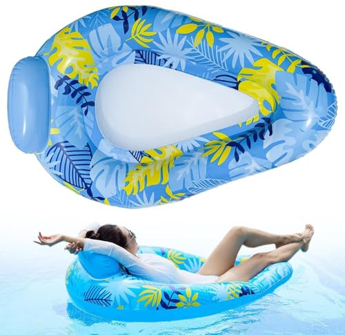 Iles de natation gonflables pour adultes, tapis de couchage gonflable pour piscine, tapis de natation, pour l'eau, l'extérieur, le jardin, le lac