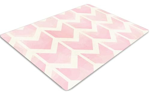 Bodenschutzmatte 120x90 cm Bodenschutz rutschfeste Matte für Büro & Zuhause Kratzschutz Stuhl Unterlage Rechteckig PVC Vinyl Dekoration und Schutz Wasserdicht - Pinke Vektoren