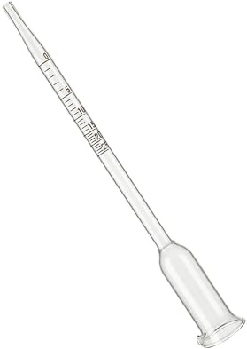 Lantelme Glas Vinometer 0 bis 25 Vol% Alkoholmeter zur präzisen Messung des Alkoholgehalts | In Bier Wein | Ideal für Hobby Winzer und Herstellung eigener Getränke