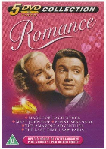 Romance Collection (Made For Each Other / Meet John Doe / Penny Serenade / The Amazing Adventure / The Last Time I Saw Paris) [DVD]