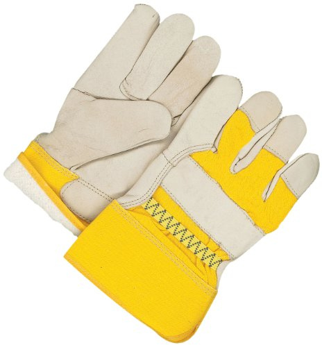 BDG 60-1-1274-10 Leather Welding Glove with Gauntlet Cuff, Medium