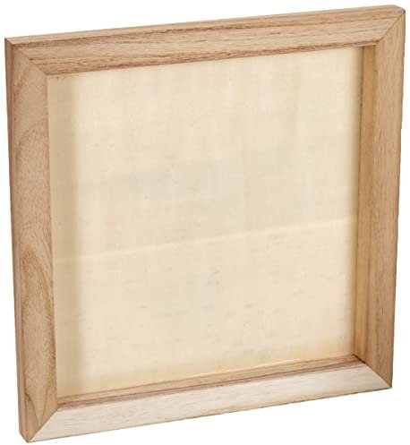 Artemio VITAB3030 3D-Holzrahmen zum Dekorieren, Beige, 30 x 2 x 30 cm