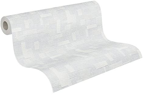 A.S. Création überstreichbare Vliestapete Meistervlies Tapete 25,00 m x 1,06 m weiß Made in Germany 262110 2621-10