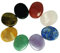 Mina Heal Chakra-Steine, 8-teiliges Set, ovale Form, für Kristallheilung, Meditation, Reiki oder als Handschmeichler oder Daumen, Taschensteine (Set von 8 ovalen Chakra-Steinen)